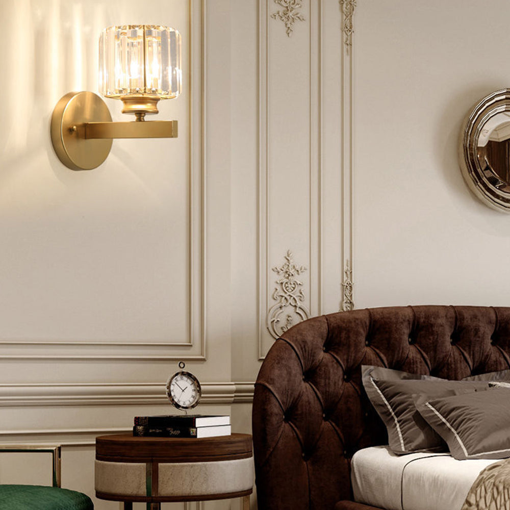 Crystal Glass Wall Light