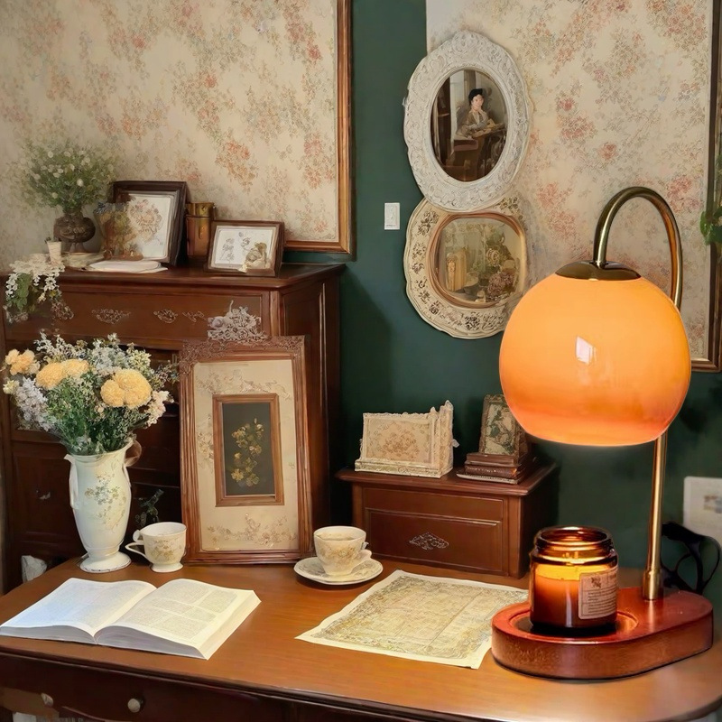 Table Lamp Candle Warmer Adjustable Flameless