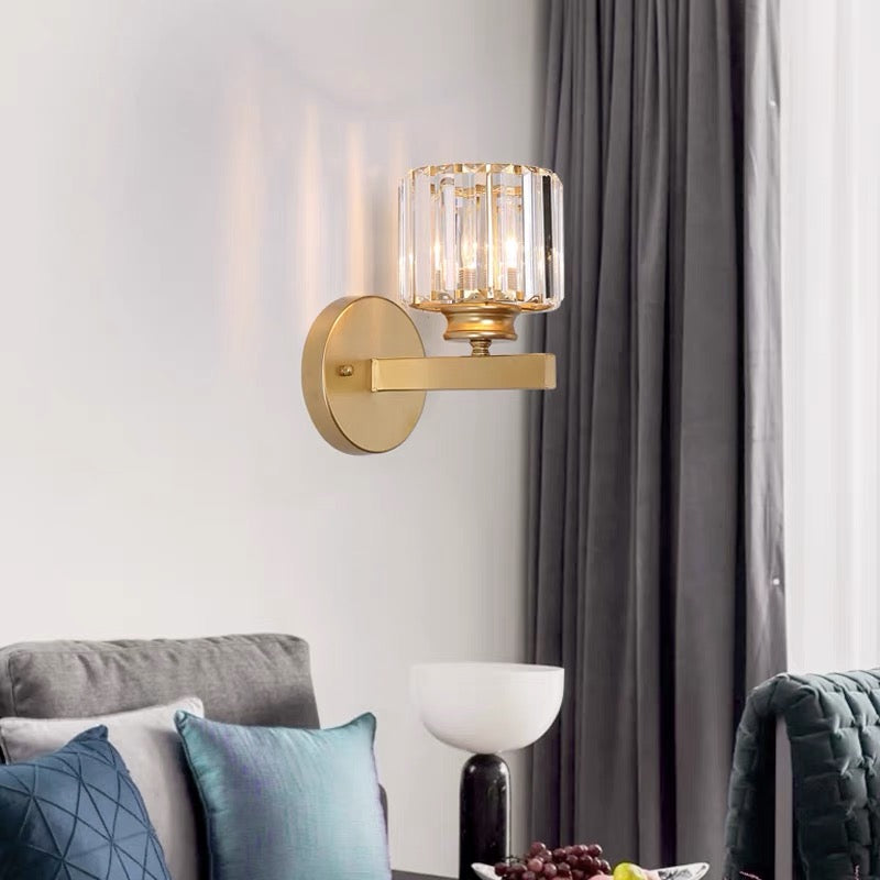 Crystal Glass Wall Light