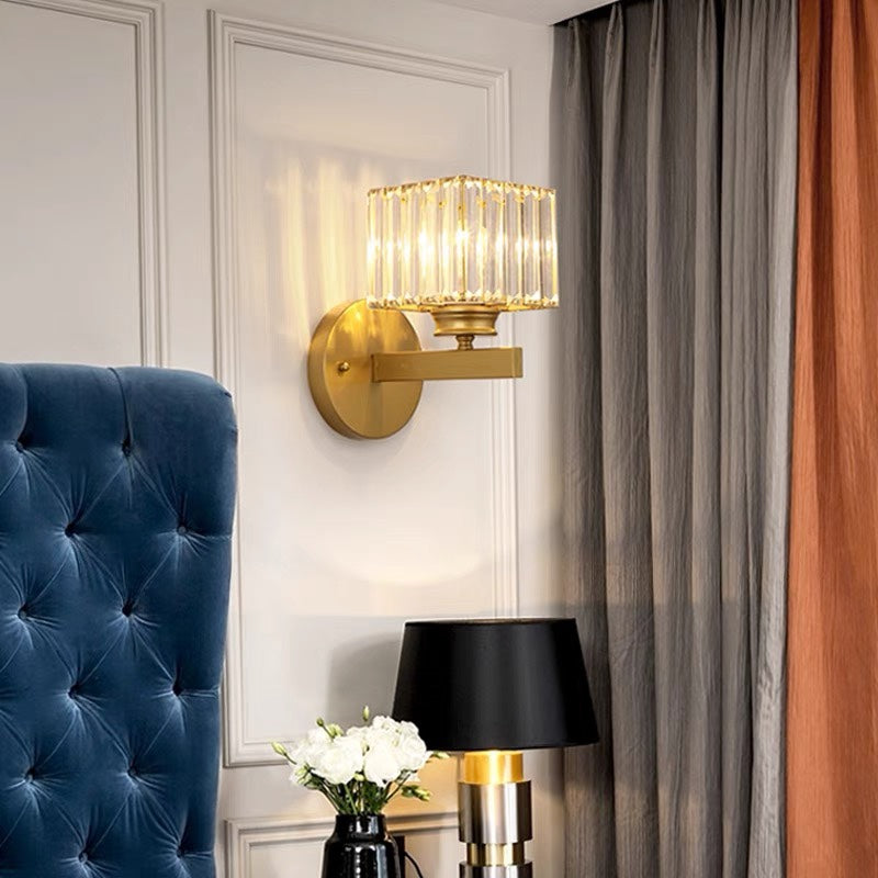 Crystal Glass Wall Light