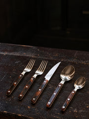 Rivo Riveted Flatware Set — stainless steel flatware set with riveted handles