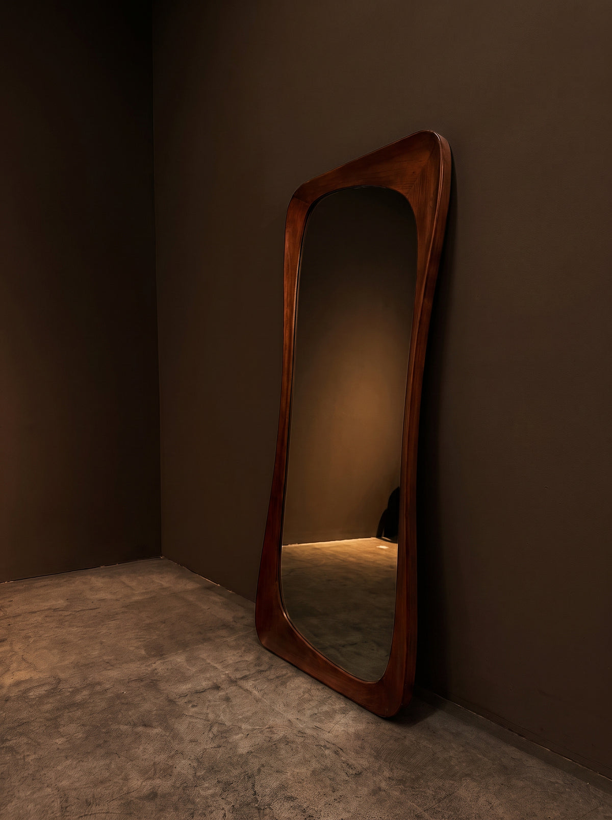 Milo Walnut Floor Mirror