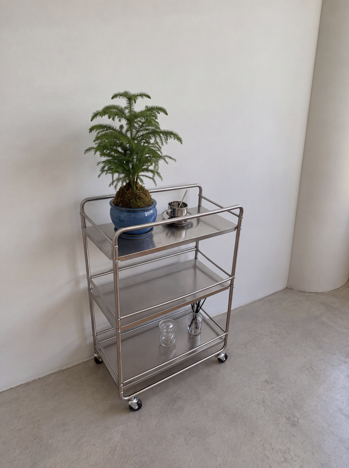 Ovi Rolling Steel Cart