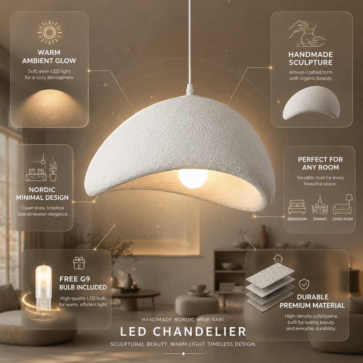 Zenith Glow Chandelier