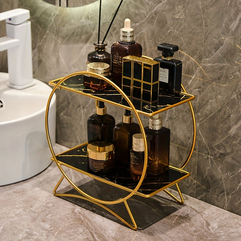 Double-Tiered Bathroom Organiser with Cat Ear