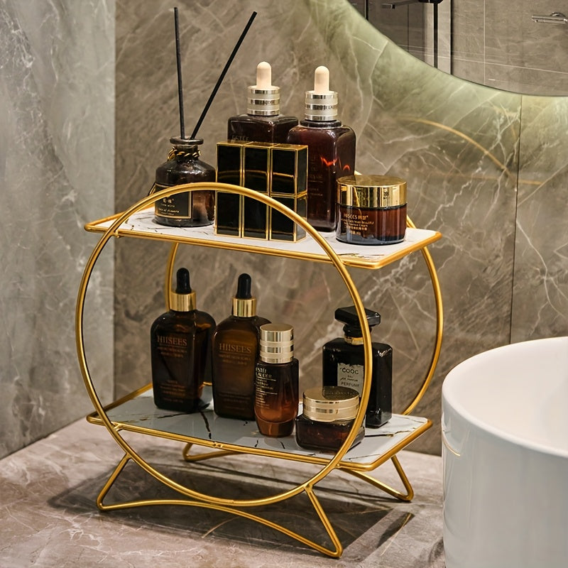 Double-Tiered Bathroom Organiser with Cat Ear
