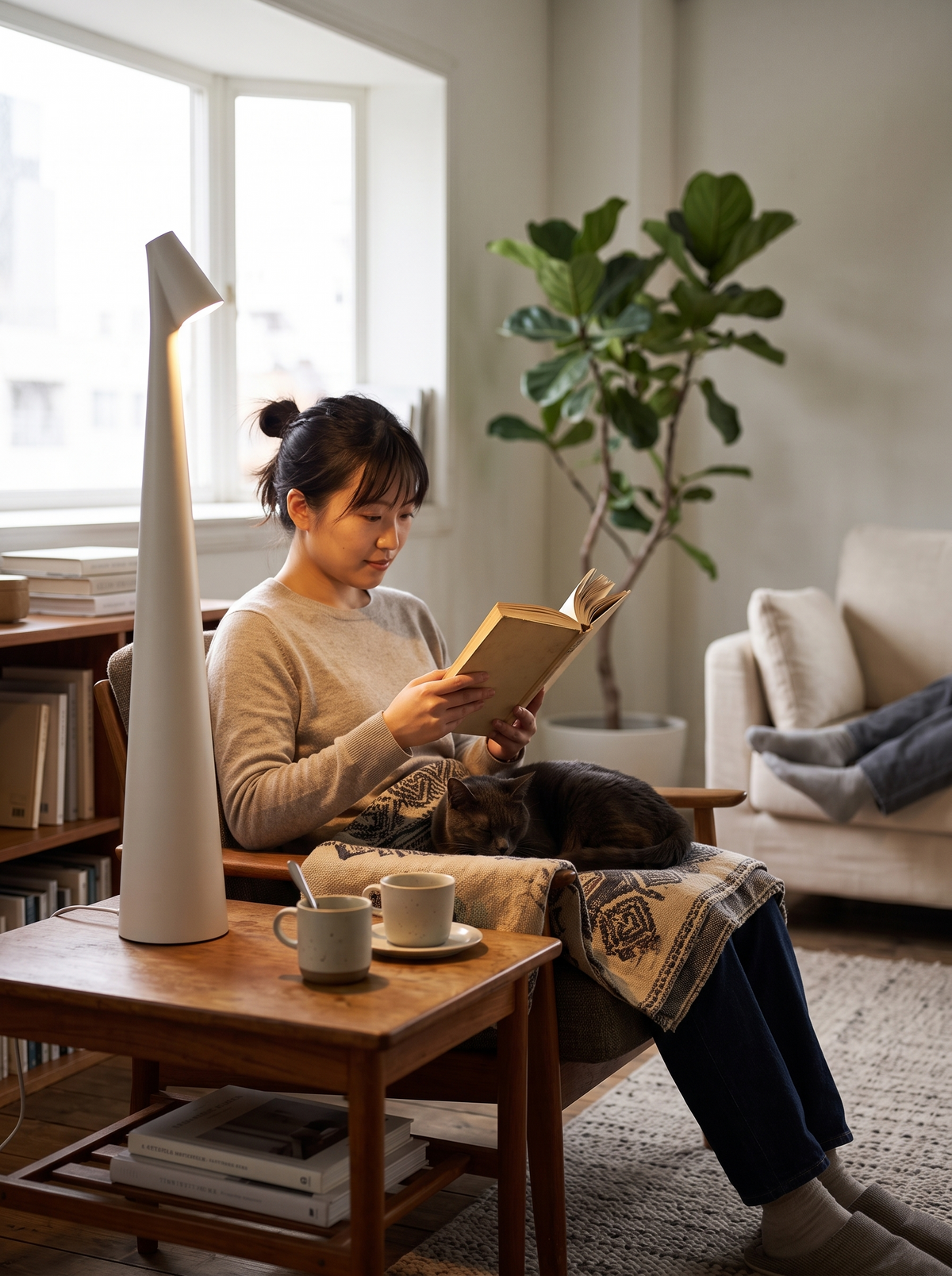 Glowora Table Lamp in a calm room