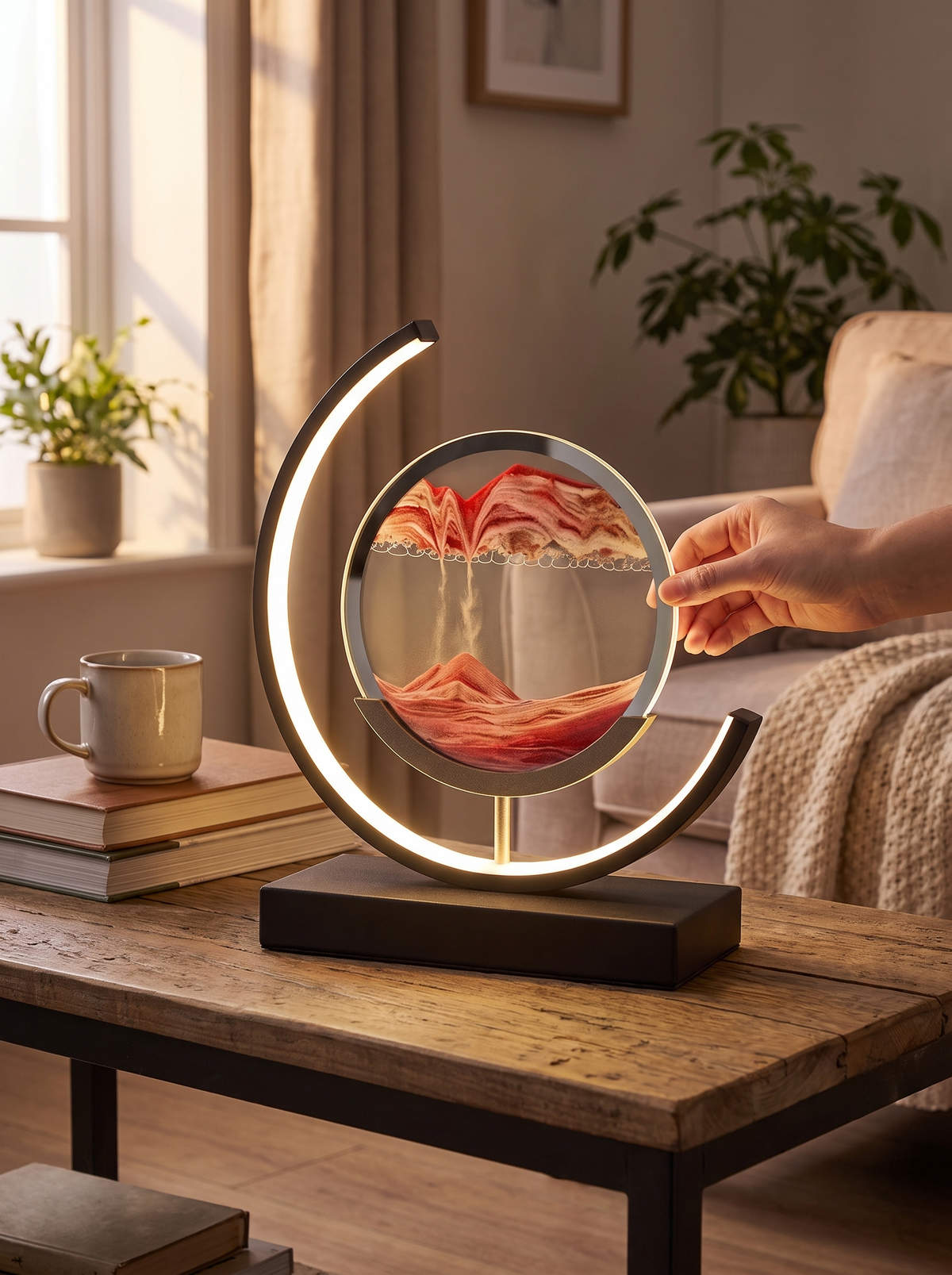 Sandlight quicksand lamp mid turn