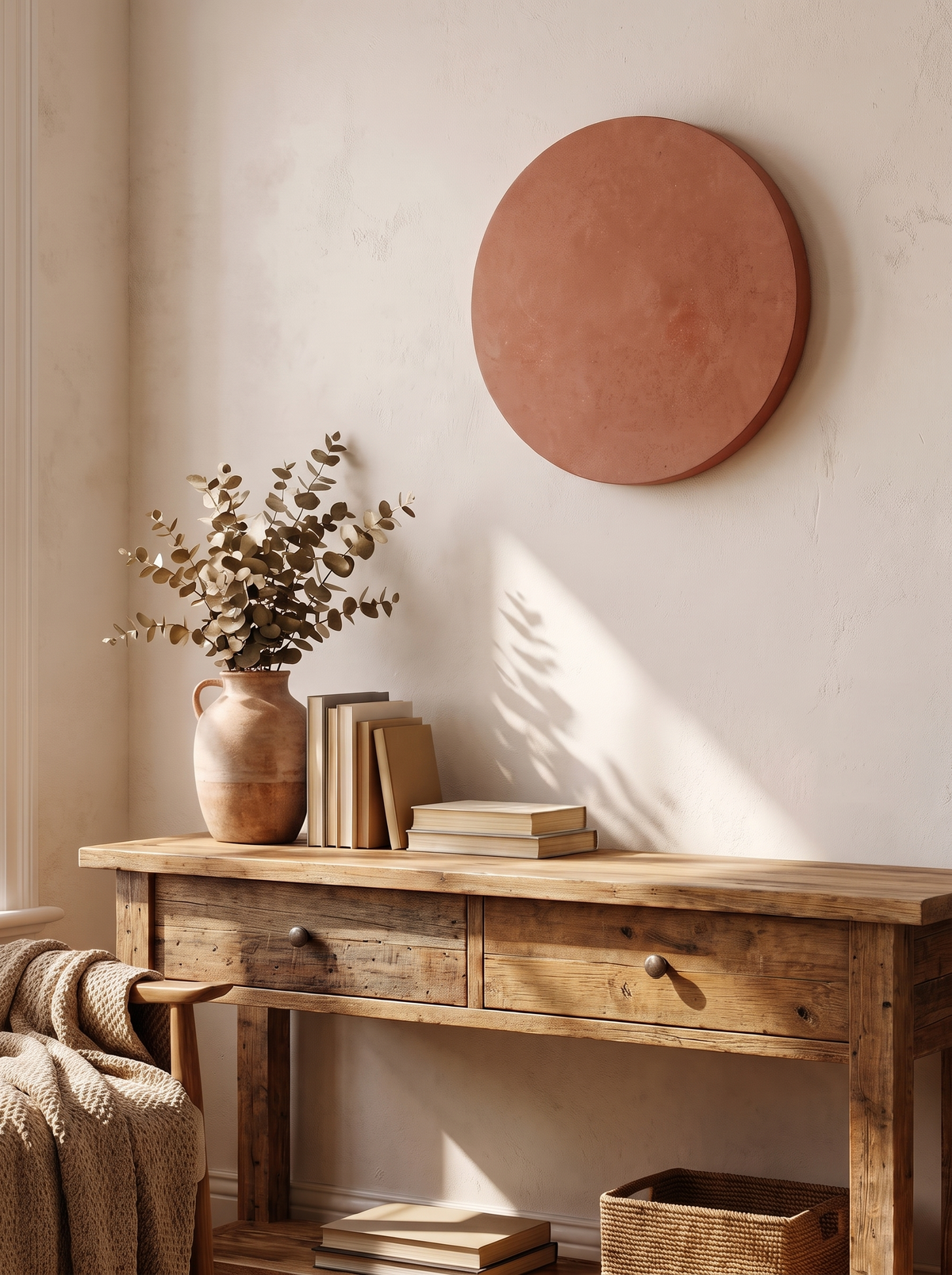 Nork Minimalist Wall Clock clean round face