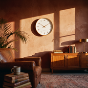 Nordic Wall Clock in a lived-in interior