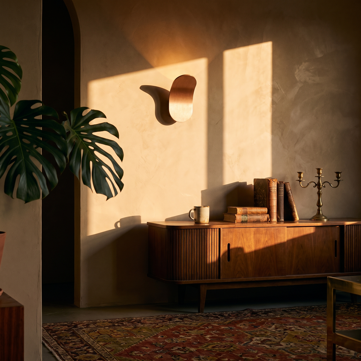 Modern Nordic Wall Lamp in a lived-in interior