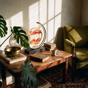 Sandlight in a lived-in interior
