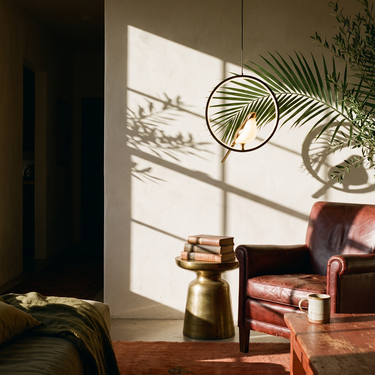 Magpie Pendant Light in a lived-in interior