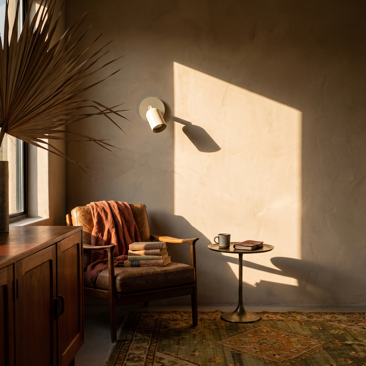 NordicLuxe Wall Light in a lived-in interior